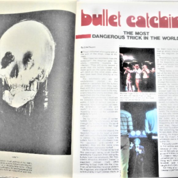 1977 HOUDINI'S MAGIC MAGAZINE  Magician Book Magic Tricks Stage Show Performance - Picture 6 of 9